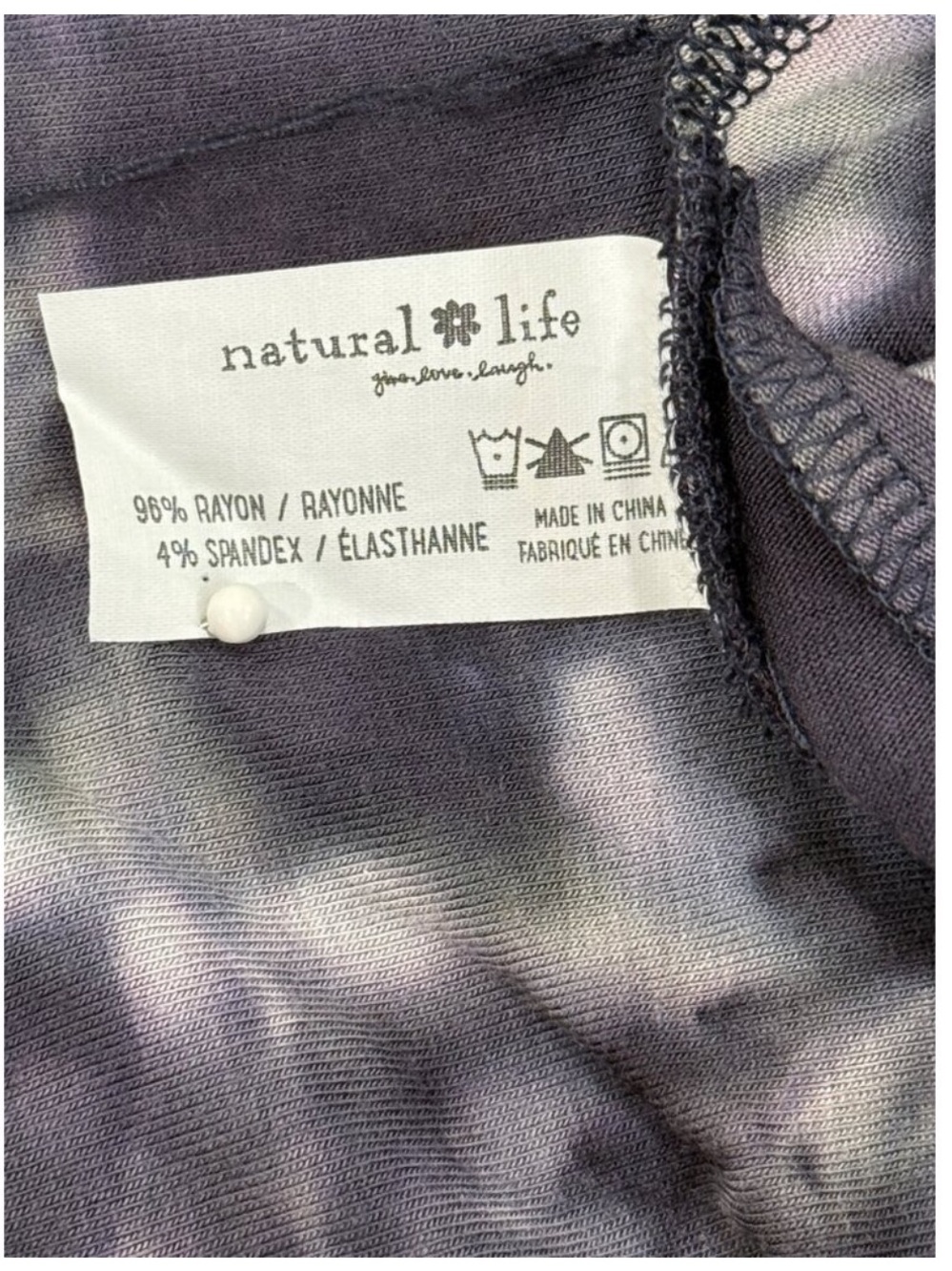 NWT: Natural Life Boho Midnight Sleeveless Tie Dye Wide Leg Jumpsuit• OS - Picture 5 of 5